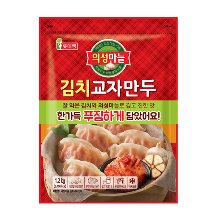롯데 의성마늘 김치교자만두 1.2kg